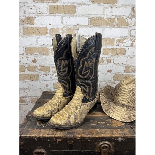 Stivali vaquero pitone - vaquero, pelle