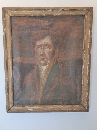 Ritratto uomo olio - olio, su