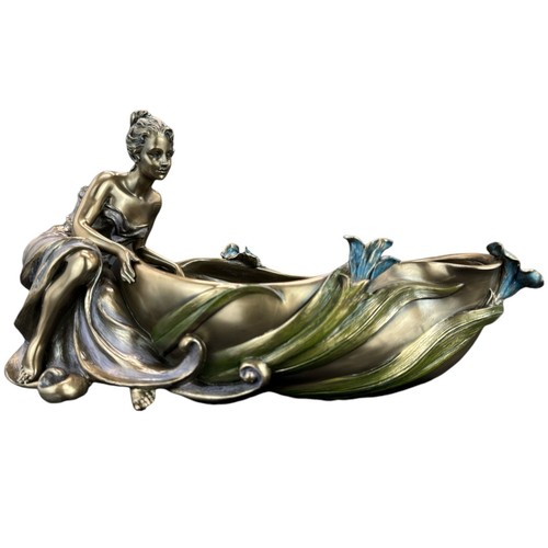 Vaso art nouveau con dama - nouveau,