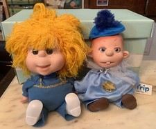 VINTAGE TOY doll ITALOCREMONA PEREGO BIRA BIRA E TRIP carosello no topo gigio