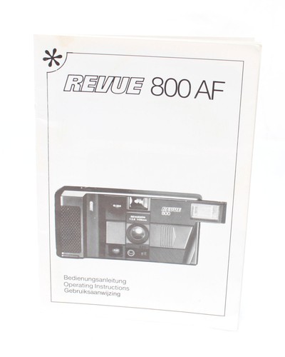 Revue 800af manuale - 800af,