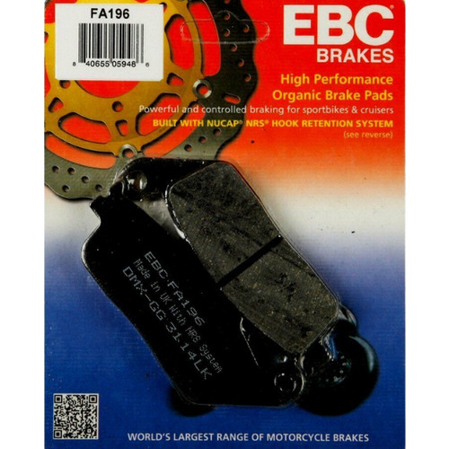 Fa196 ebc brake - brake, pads