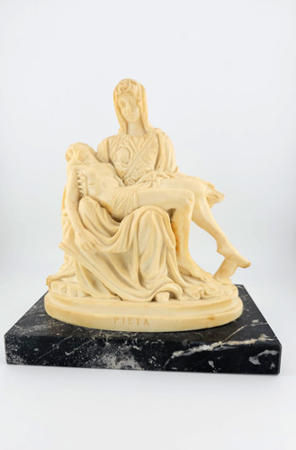 Statua pietà piedistallo - statua,