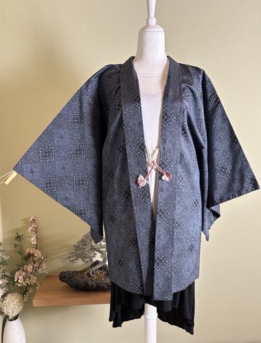 Haori kimono jacket - jacket, silk