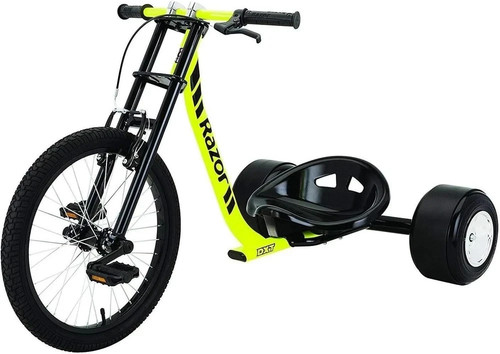 Razor dxt drift - trike, giallo