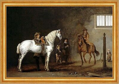 Cavallo bianco una - una, scuola