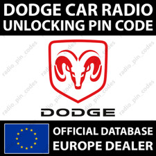 DODGE RADIO PIN CODICE NAVI