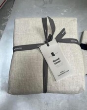 Nuovo piumino King West Olmo Belga Lino Lino e 2 Euro Shams Lino Naturale