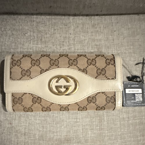 Portafoglio gucci beige avorio - portafoglio, beige/avorio