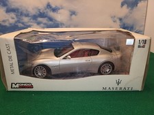 MONDO MOTORS 1/18 Maserati Gran Turismo 2008 Argento Auto pressofusa