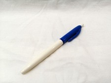 PENNA BIRO SFERA A SCATTO BIC MODELLO M17 BLU FLUO/BIANCO VINTAGE ANNI 70