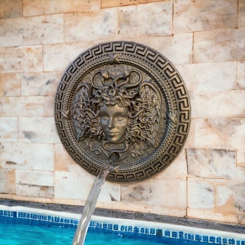 Fontana testa medusa - testa,