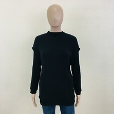 ZARA Maglione In Cotone Nero