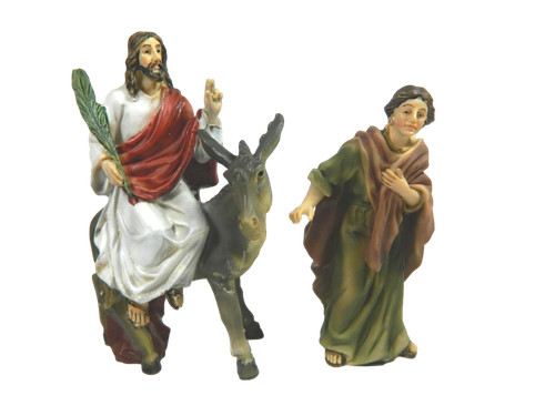 Scena presepe pasqua - scena, ingresso
