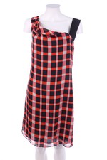 POLLINI abito seta quadri I 42