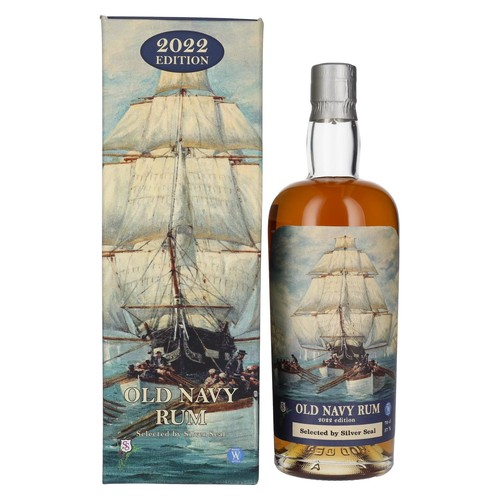 Silver seal old navy rum - old,