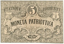 5 LIRE CORRENTI MONETA