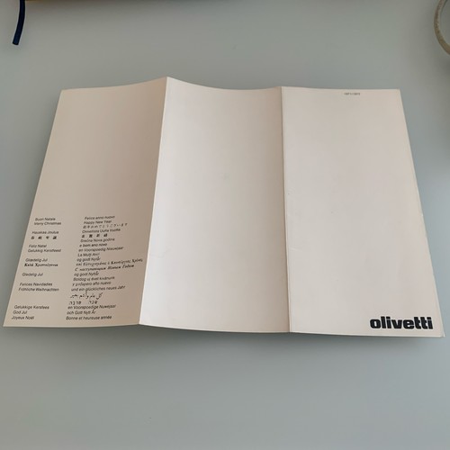 Olivetti ivrea 1971 - olivetti,