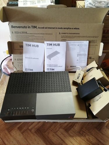 Modem router tim hub fibra - modem,