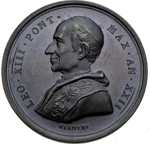 Medaglia papa leone giubileo - medaglia,