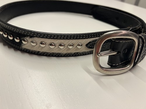 Cintura uomo borchie cavallino - borchie,