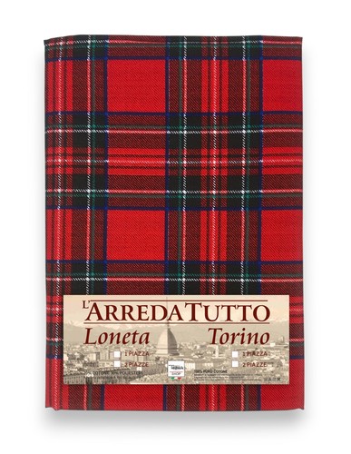 Telo copritutto tartan rosso - tartan,