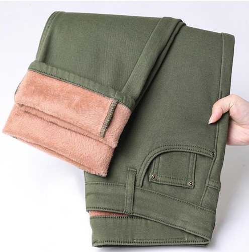 Jeans uomo verde caffè - , gamba