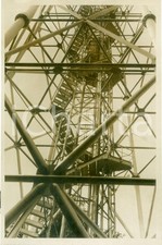 1933 MILANO Inaugurazione della TORRE LITTORIA in tubi d'acciaio *Fotografia