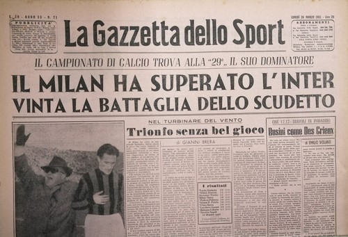 Gazzetta dello sport milan - gazzetta,