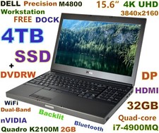 Workstation dell m4800 quad - workstation, i7-quad
