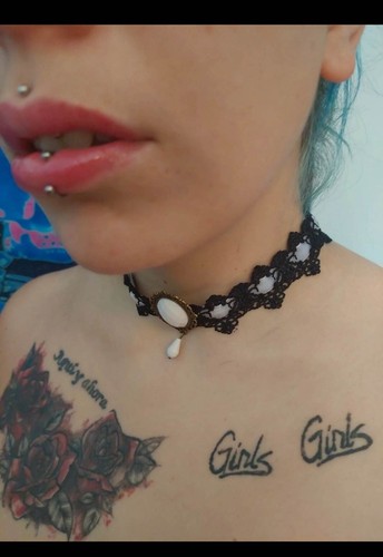 Collana donna punk gotica - collana,