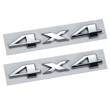2Pcs 4x4 Emblem 3D Badge Door