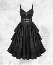 Abito nero gotico steampunk