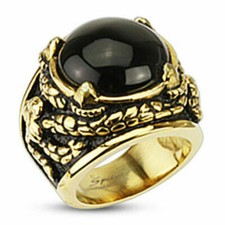 Men's Gold Plated And Black