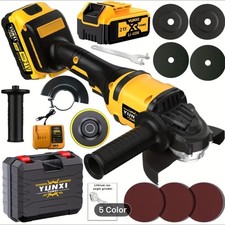 Smerigliatrice Angolare 21V 125 mm a Batteria – Taglio e Levigatura 1 Batteria