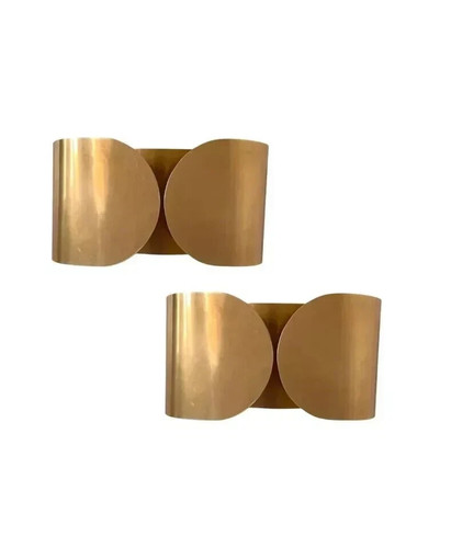 Coppia applique foglio lampada - foglio,