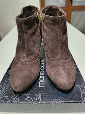 Marie Claire Brown Suede Ankle