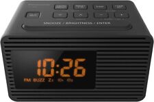Panasonic RC-800EG-K Radio Alarm Clock with Snooze Button, Sleep Timer, Favourit