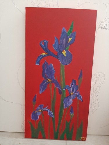 Quadro moderno dipinto - dipinto, mano