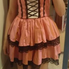 dress goth gothic lolita pizzo victorian Pink Black handmade Lolita harajuku