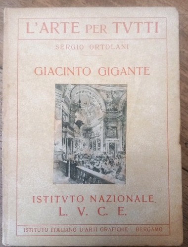 Libro giacinto gigante 1930 - libro.,