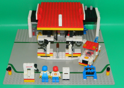 Lego 6378 vintage shell garage - shell,
