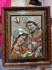 Quadro sacra famiglia 38x32x5