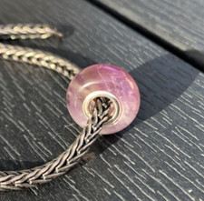 Perla di ametista. Nucleo Ag925. Charm ametista leggera Eu perlina. OHM, Trollbeads ecc