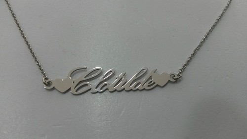 Collana argento 925 rodiato - 925,