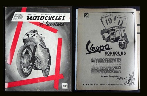 Motocycles 1954 114 moto - n.,