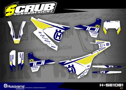 Adesivo grafico husqvarna - adesivo,