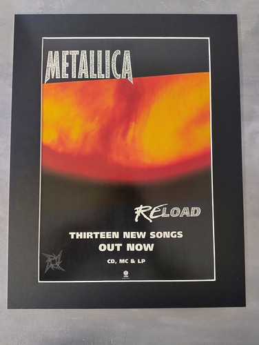 Metallica music poster reload - metallica,