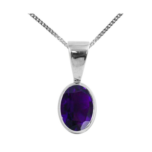 Argento sterling ametista - argento,