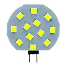 4 Lampadina tonda a piastra 12